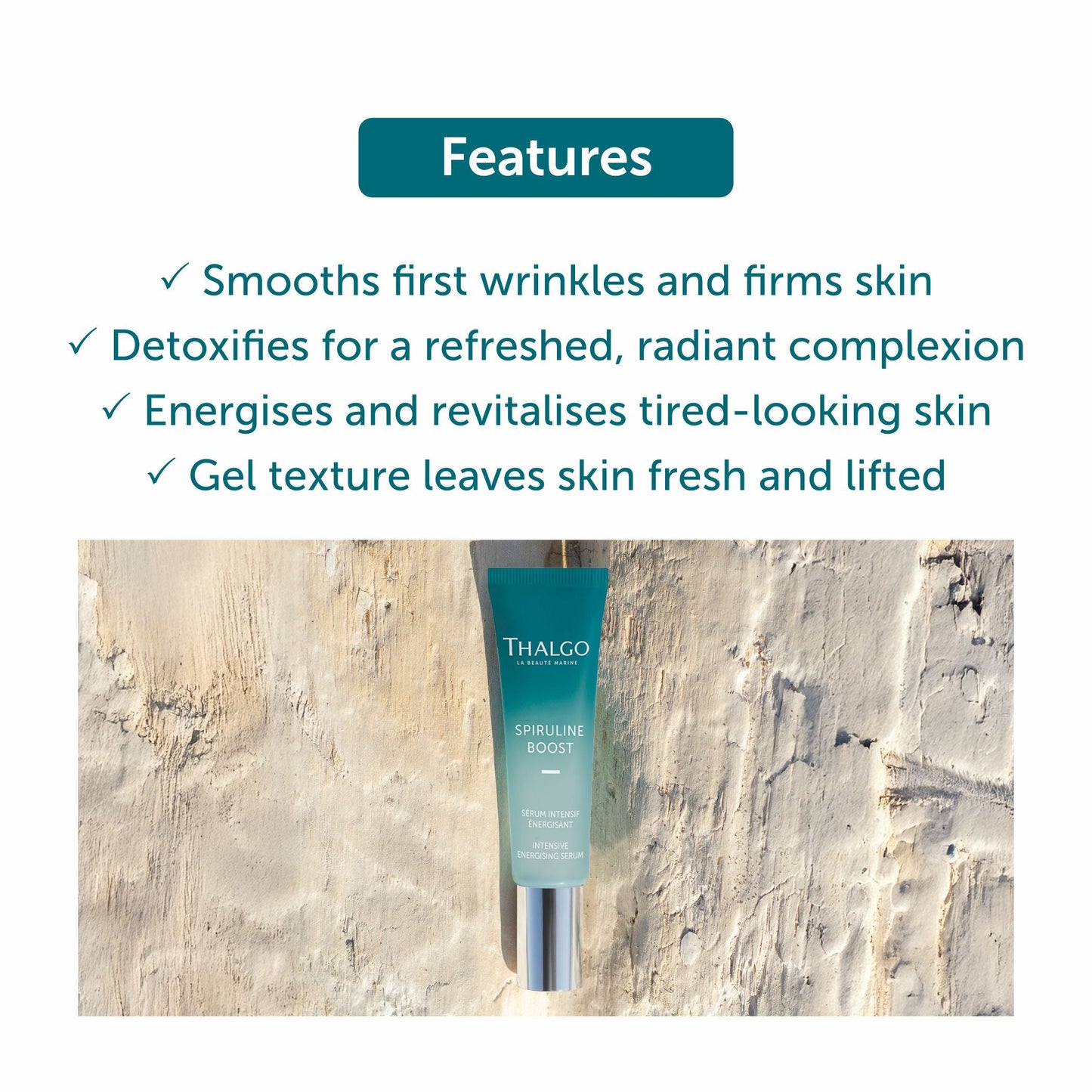 Thalgo Intensive Energising Serum - Smooths & Detoxifies- 30ml
