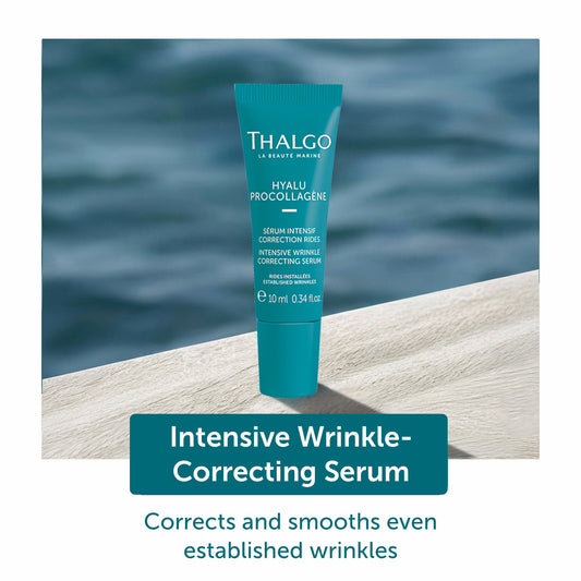 Thalgo intensive wrinkle-correcting serum tube with title card