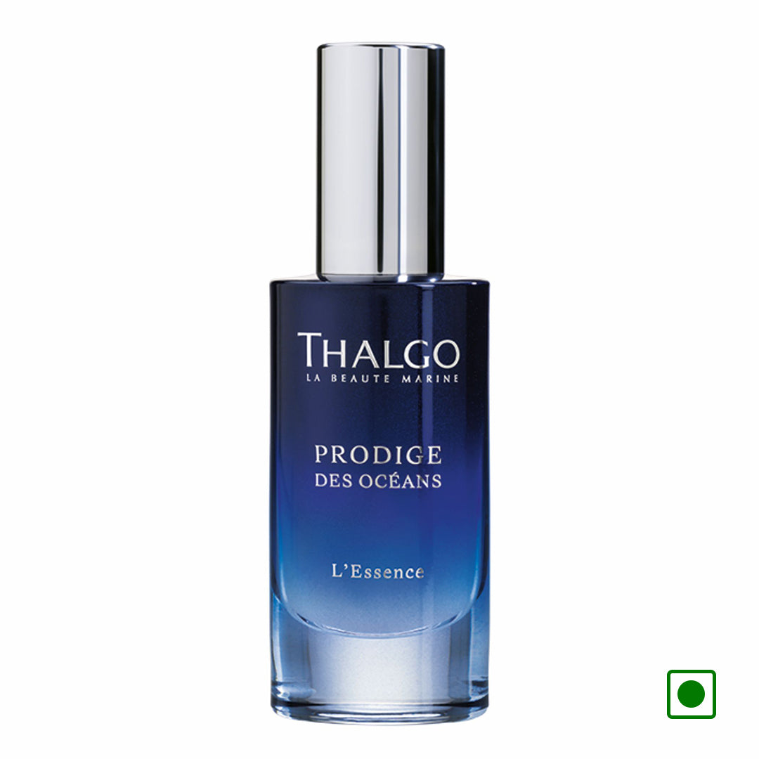 Thalgo L’Essence Prodigie des Oceans 30ml blue bottle with silver cap