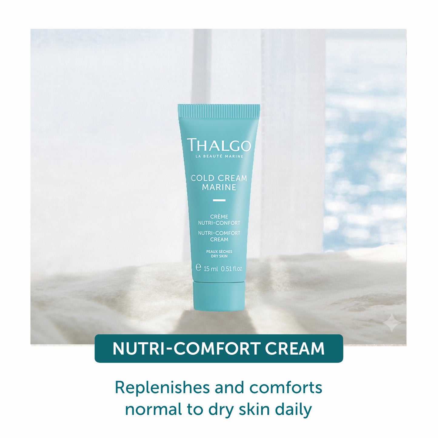Thalgo Nutri-Comfort Cream - Deeply Nourishes & Restores Skin Comfort - 15ml