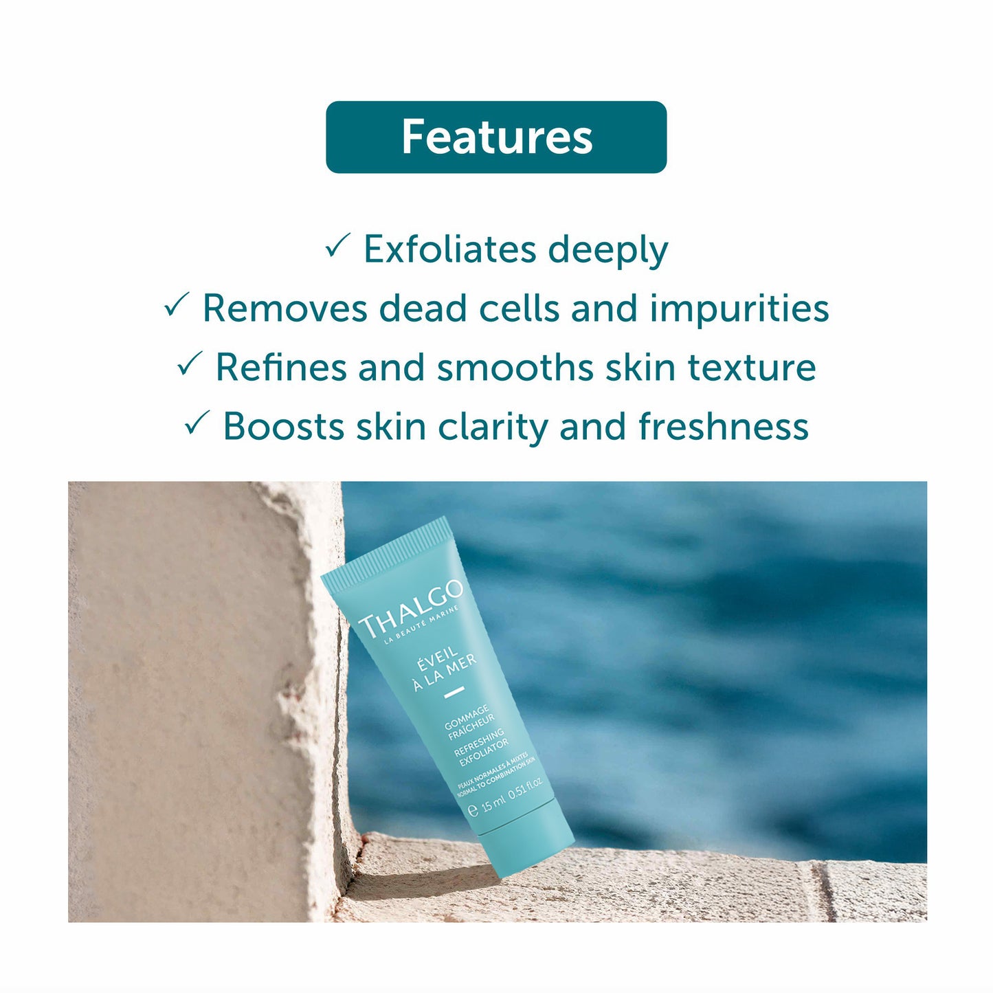 Thalgo Refreshing Exfoliator - 15ml