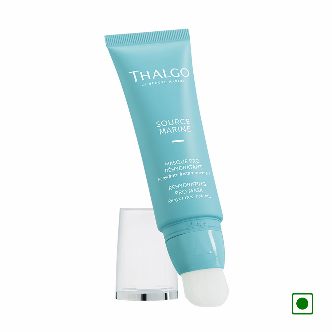 Thalgo Source Marine rehydrating pro mask 50 ml tube with teal cap and nozzle
