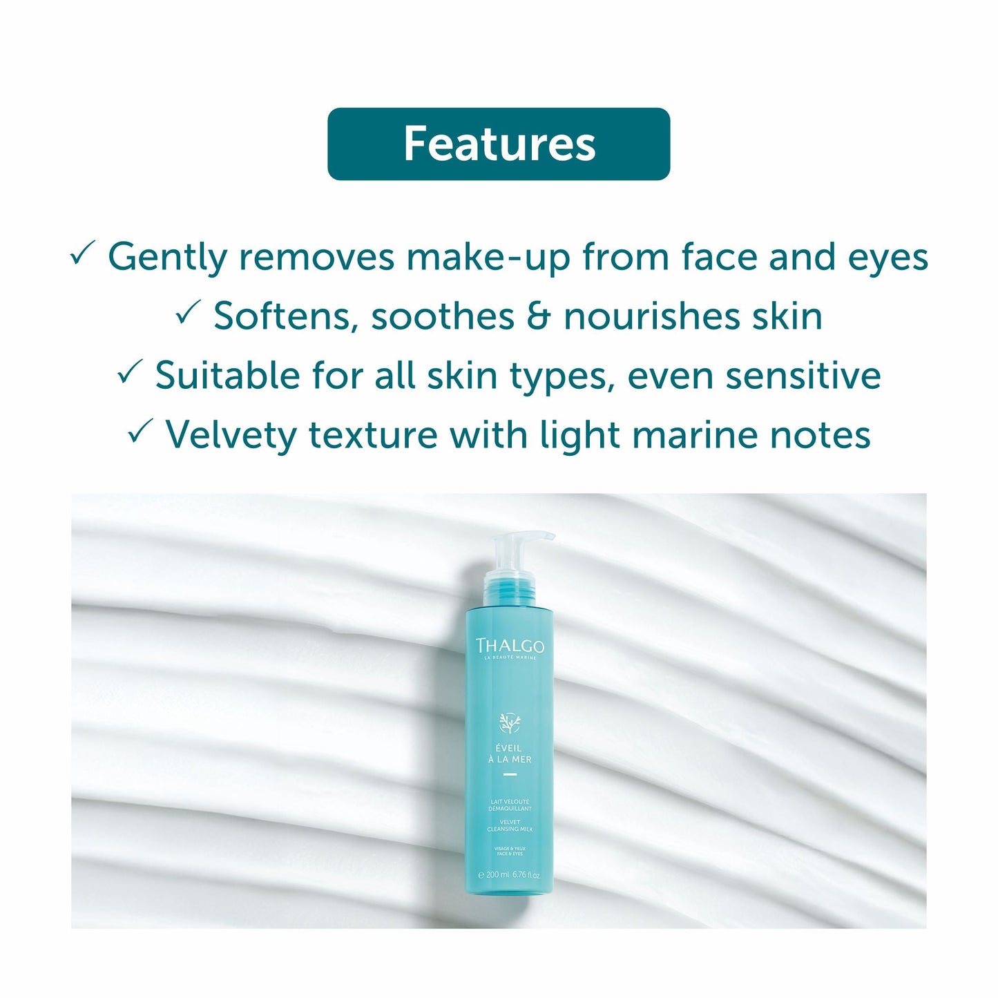 Thalgo Velvet Cleansing Milk - 200ml
