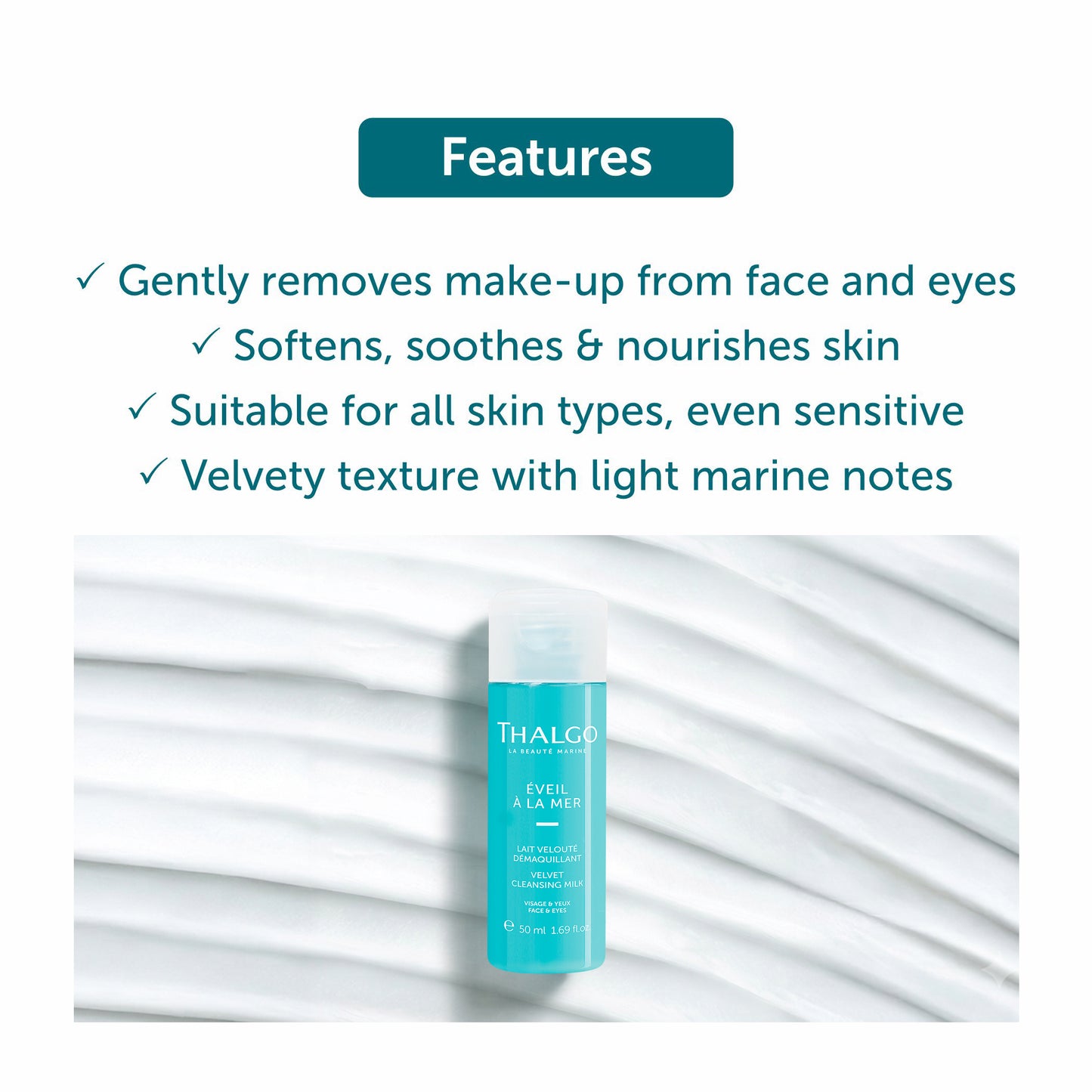 Thalgo Velvet Cleansing Milk - 50ml
