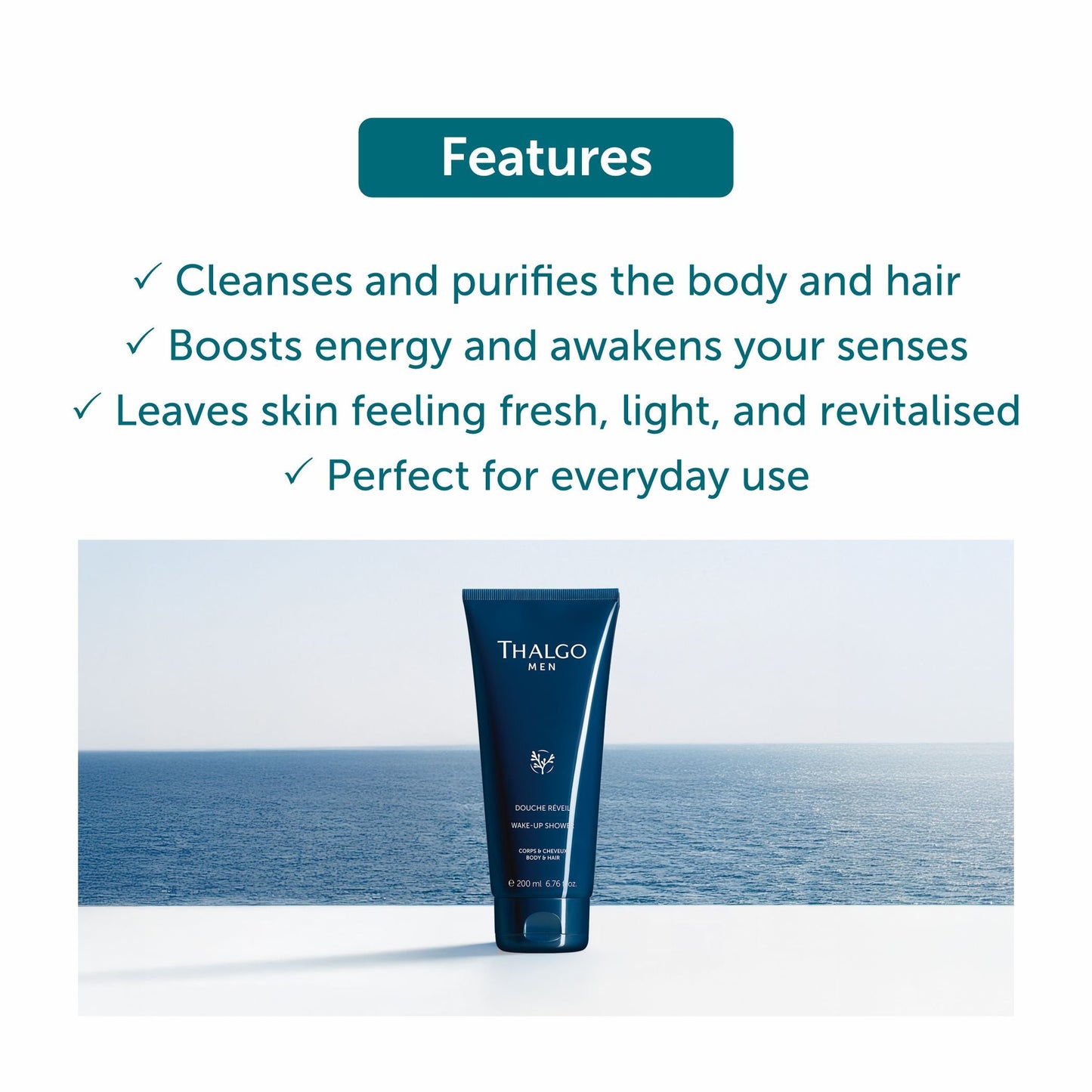 Thalgo Wake-Up Shower Gel - 200ml
